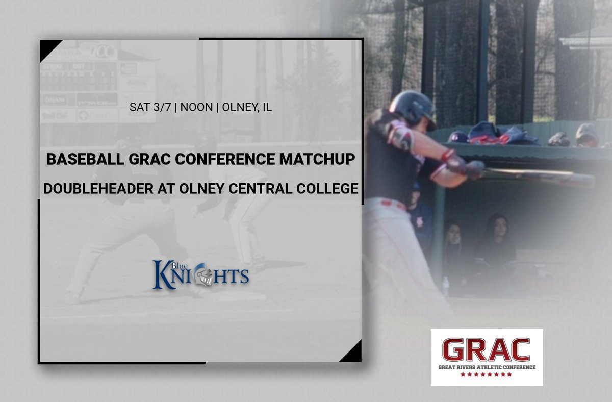 It's a great day for baseball as <a href="/LLC_Baseball/">Lake Land Baseball</a>  travels to Olney today for a GRAC matchup. Doubleheader starts at noon.