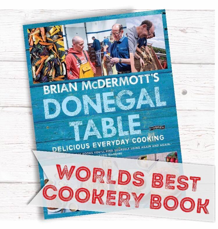 FoyleHotel's tweet photo. What a journey it’s been for #DonegalTable - 2 years since the launch of what was to be an exceptional journey👇
Written by @ChefBrianMcD & Published by @OBrienPress
In July Brian flew to #China & took home the Award for WORLDS BEST COOKERY BOOK at the world book awards 👏👏👏 https://t.co/eylzFWBXh9