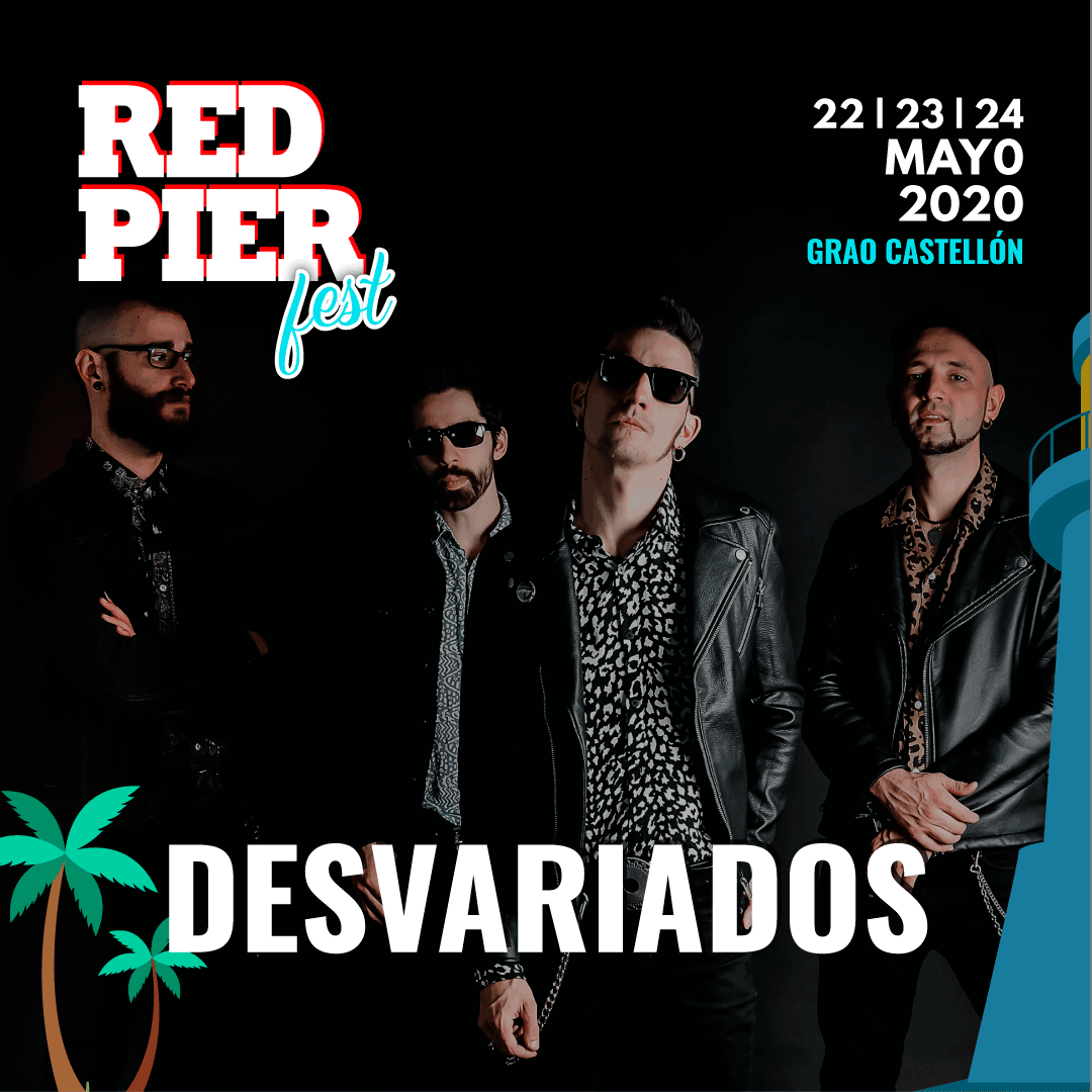 ¡Nos vuelven LOCOS! 😍😍😍 <a href="/Desvariados/">Desvariados</a> son un grupazo que vendrá a dar la nota a Castellón este #RedPierFest2020 🤗😎

Que no te lo cuenten 😉😉

👉👉👉 redpierfest.com/tickets