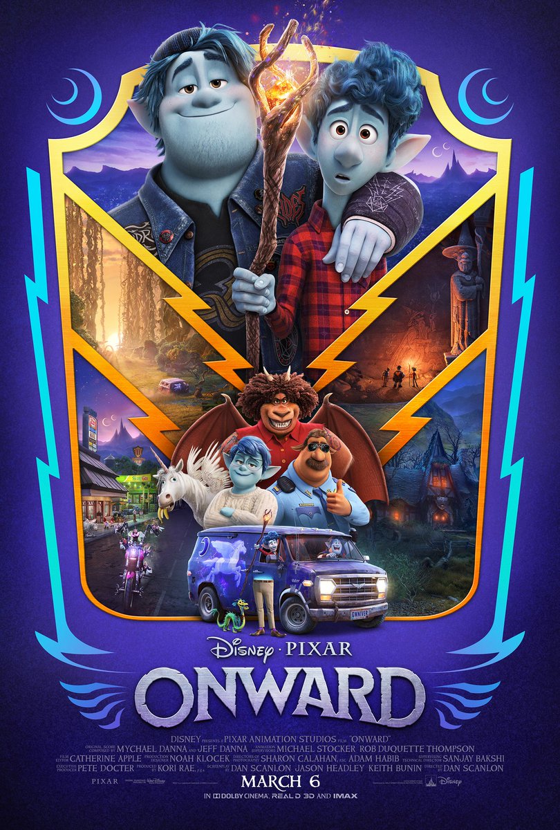 12. Onwarddir. Don ScanlonOne of Pixar's best. I'm ugly-crying in theatre. A very well made film. Please watch.