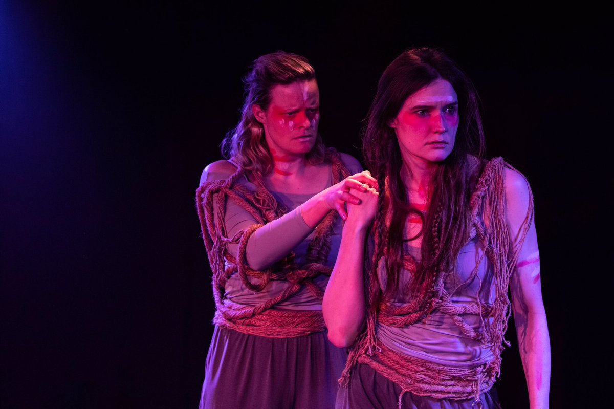 JoyousGardCo's tweet photo. 2) With more than a shape-shifting trick or two of her own, @BethEyre’s Mother plays many parts in #HeroineThePlay, from a proud Miller to a tormented Selkie, to that vile opportunist The Lord Of Snails. https://t.co/u6G58r41aA