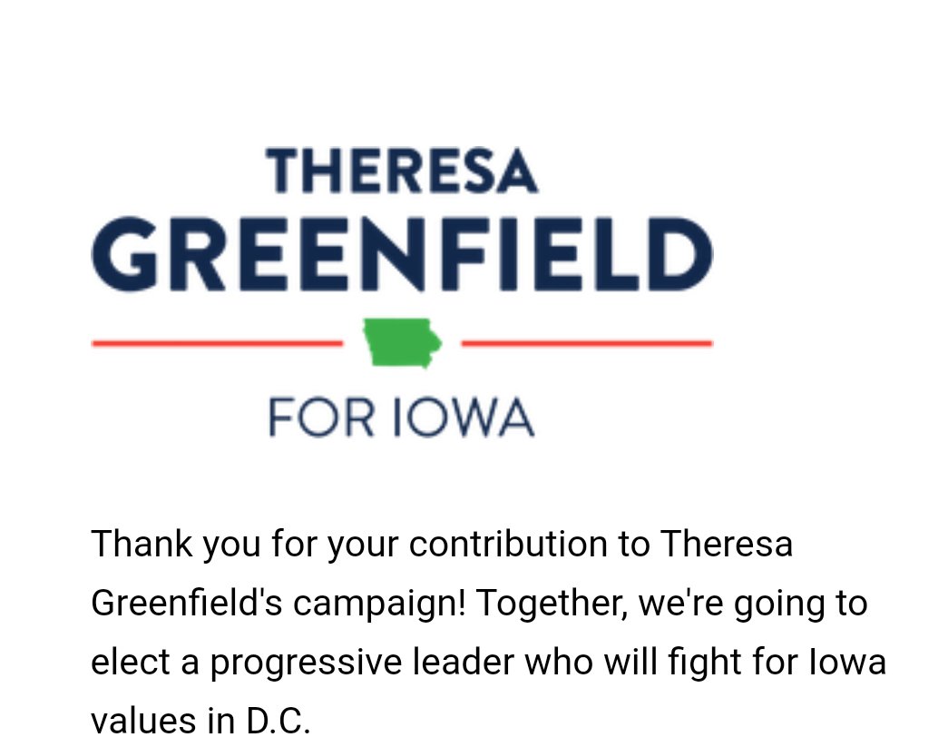 AllisonCKing's tweet photo. @KevinLiao_ @ewarren Theresa Greenfield to unseat Jodi Ernst in Iowa. https://t.co/Oc51BwBxzv
