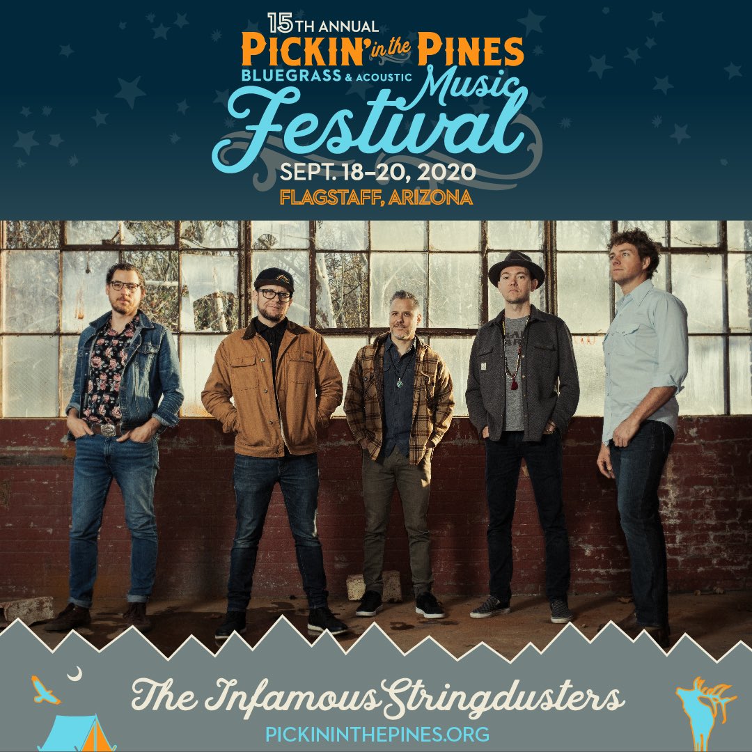 LINEUP ANNOUNCEMENT! Grammy award winners <a href="/stringdusters/">The Stringdusters</a> will be joining us at the 15th Annual #pickininthpines
Tickets: pickinthepines.org