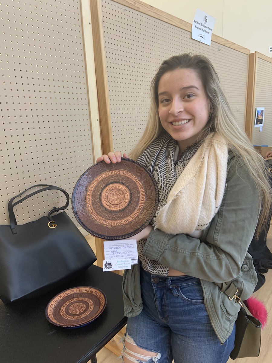 NBCceramics's tweet photo. Congratulations Jordan for having her carved plates selected at Teen Arts! https://t.co/vccK7OLFDN