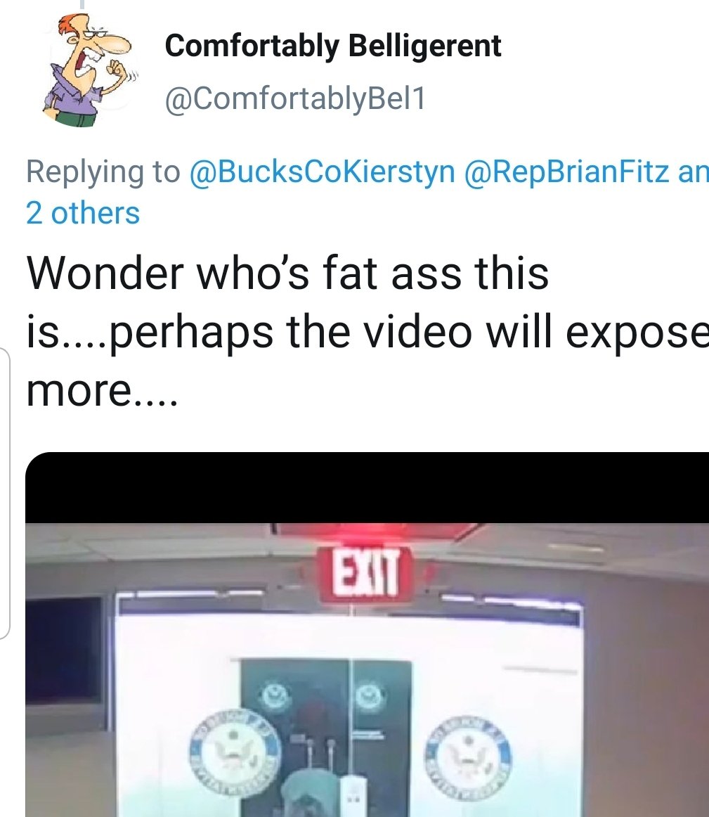 BucksCoKierstyn's tweet photo. There is supposed to be a wall between campaign activity & taxpayer funded congressional office action.
So what is the #GOP campaign manager for #PA01's @RepBrianFitz doing with the taxpayer-funded security system video on his personal phone? https://t.co/nCnkFcDeZ8