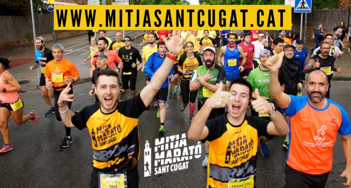 2️⃣9️⃣ març 2️⃣0️⃣2️⃣0️⃣🔜🔥 La mitja i el terç de Sant Cugat ja son aquí!!! A què esperes per inscriure't??? 😋🎊🏃🏽‍♀️🏃
