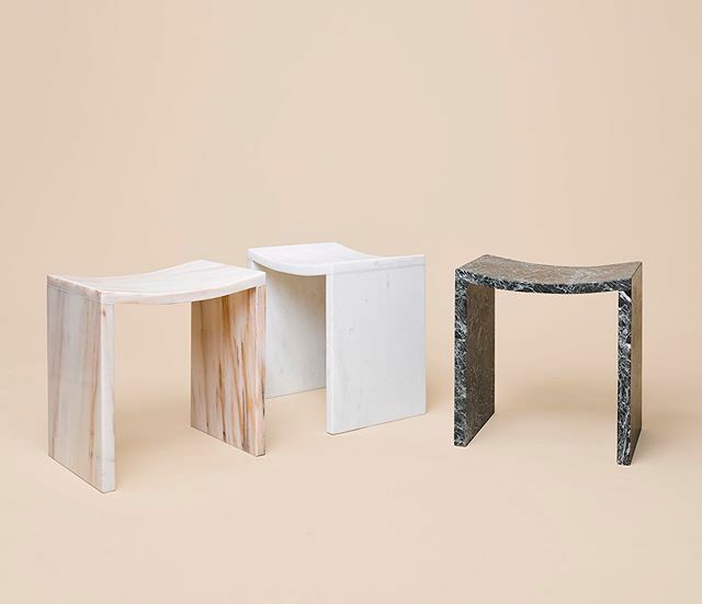 Marble is cut into a seemingly curved surface to create an elemental, monolithic seating piece. Bent Stools by⁠⠀
@objects_of_common_interest ift.tt/2PWeK3H