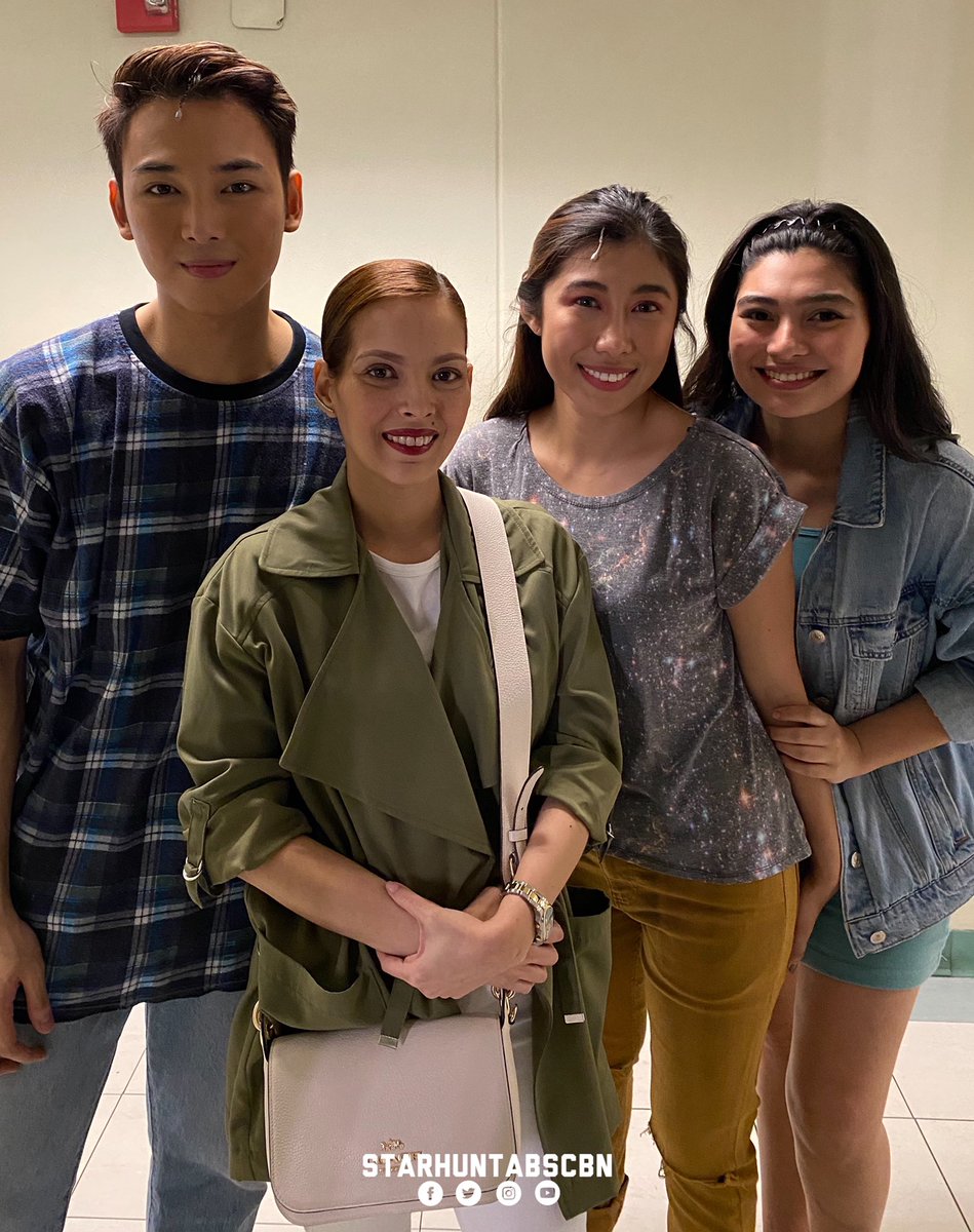 starhuntabscbn's tweet photo. Wow! The original Corrinne - Desiree Del Valle with Rovic (Sky) and Eds (Kiara &amp; Abi) 💚 #TabingIlog2020 https://t.co/1qzKNctZnd