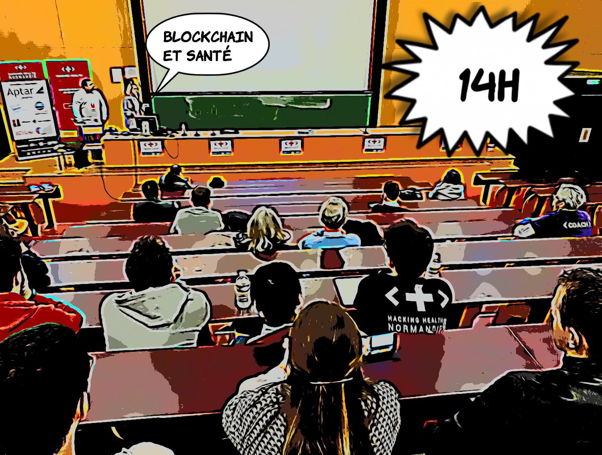 HHNormandie's tweet image. #conf de #REDLab sur l&apos;utilité de la #blockchain pour la santé et ses #données 😀
Le #hackathon #santé #Normandie continue à #UFR @univrouen 😉
#HHnormandie #esanté #impactsocial #innovation