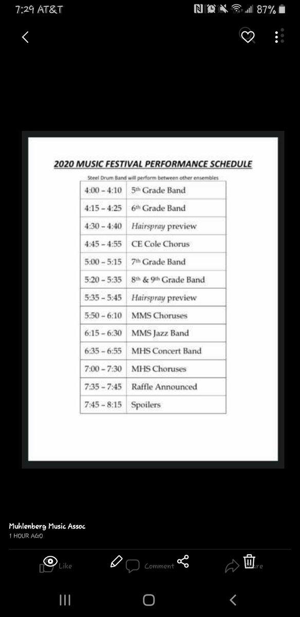 Please come out and support Muhlenberg's outstanding musicians today!