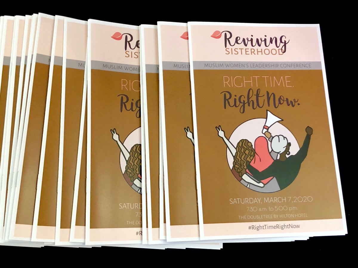 RISEsisterhood's tweet image. TODAY'S THE DAY! Welcome to the 2020 Muslim Women's Leadership Conference!!! 💗💗
#RightTimeRightNow

P.S. See the program at revivingsisterhood.org/2020-conferenc…