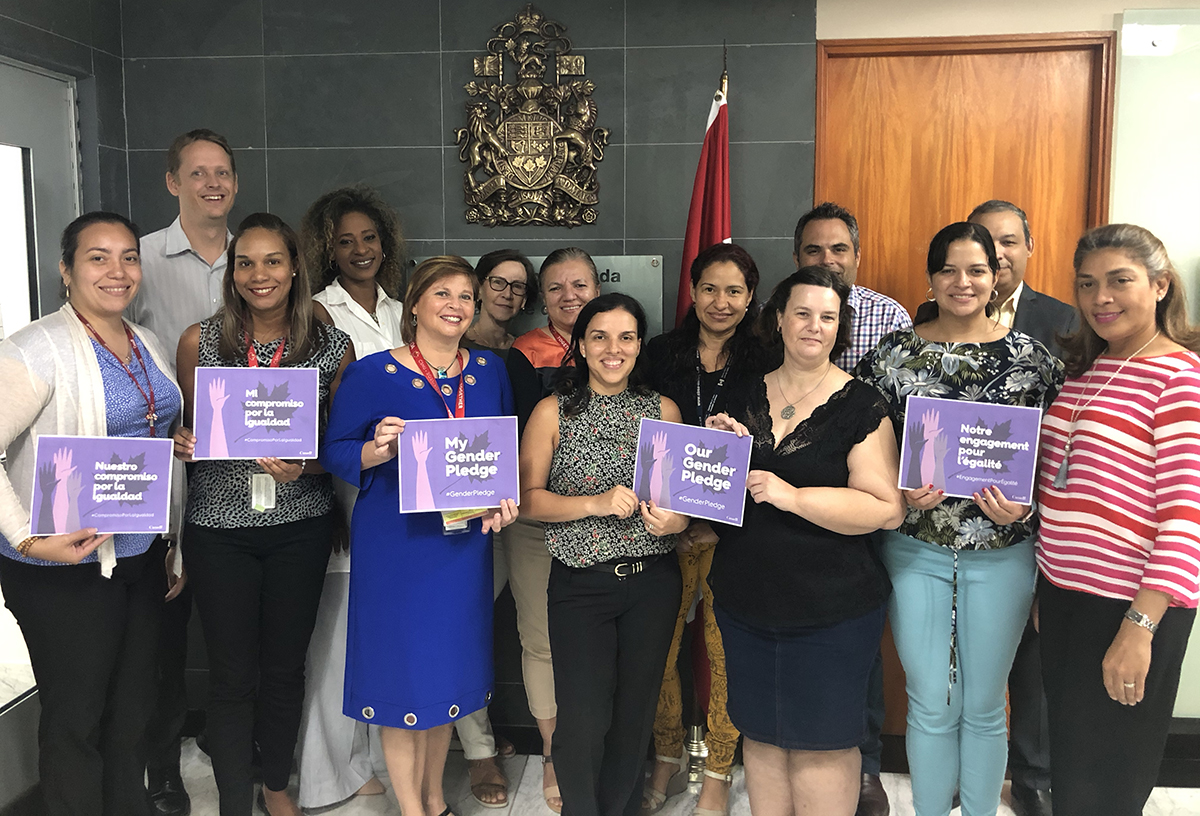 La igualdad de género está en el ❤️ de la labor de Canadá en todo el mundo.

Estamos orgullosos de ser parte de la #GeneraciónIgualdad - ¡Acompáñanos!

#DíaDeLaMujer #CompromisoPorLaIgualdad #IgualdadDeGénero #Panama #PanamaNoticias