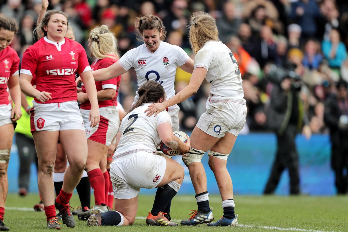 Womens6Nations's tweet photo. 🌹 @EnglandRugby make it 4 wins from 4 as they down @WelshRugbyUnion 🏉

A superb showing from the Red Roses in front of a packed-out crowd at The Stoop 💪

Who stood out for you today? 🌟

#WomensSixNations https://t.co/seacZRc8Sw