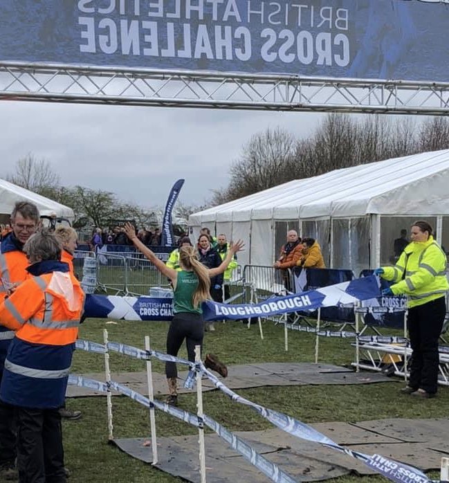 COSalisburyARC's tweet photo. At Loughborough, Team Cosarc member Bea Wood wins the ladies U17 National Inter Counties XC for #Wiltshire and Salisbury. What a star 💫 #teamamey https://t.co/rfOyWmTOck