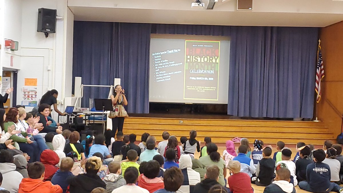 West Ridge's Black History Celebration "Dare to Dream" was the perfect tribute to the Black history month.  The children worked hard and had and each grade level had excellent performances! including the beautiful voice of VP Simia Ruph @GCSDcommschool @WestRidgeGreece  <a href="/srumph20/">Simia Rumph</a>