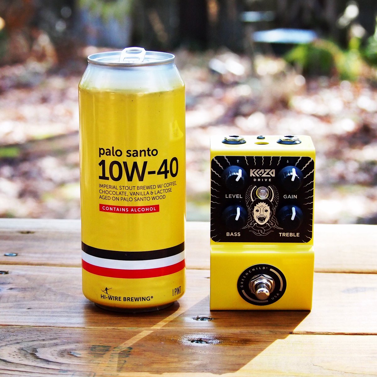 beerandpedals's tweet photo. A @HiWireBrewing Palo Santo 10W-40 Imperial Stout paired with the Klazo Drive from @greenchildamps
.
#beer #pedals #pedalsandeffects #effects #pedals #effectspedals #ilovebeer #pedaloftheday #hiwire #hiwirebrewing #imperial #stout #greenchild #klazo #klazodrive #happysaturday https://t.co/IlZ0zBECao