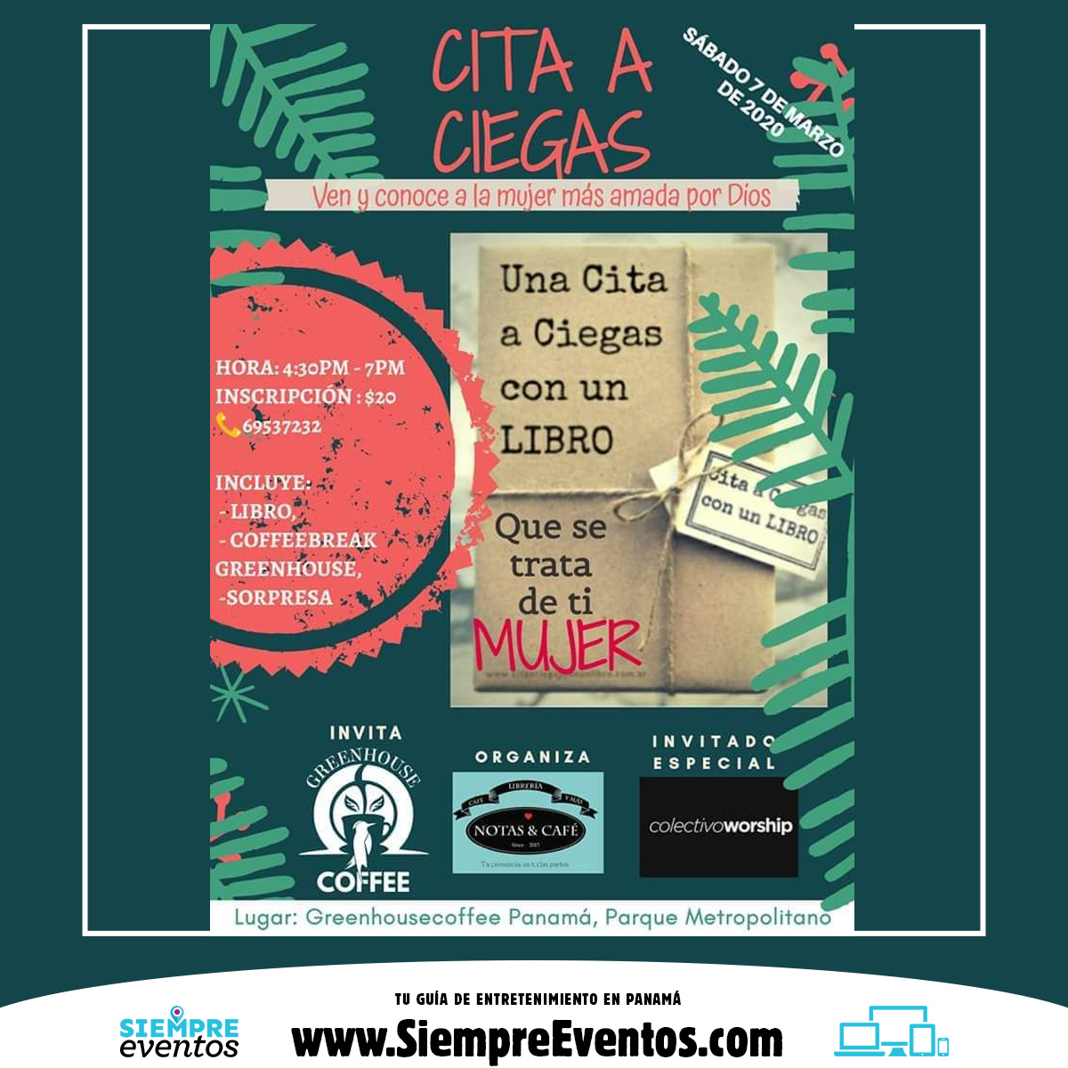 Este sábado, 07 de marzo desde las 04:30pm, se estará celebrando el “Día De La Mujer” en el Parque Natural Metropolitano, con un gran especial solo para ellas.
.
Más detalles en nuestra página web: siempreeventos.com/es
.
.
#panamá#agendapty#celebración#díadelamujer#cita#libro