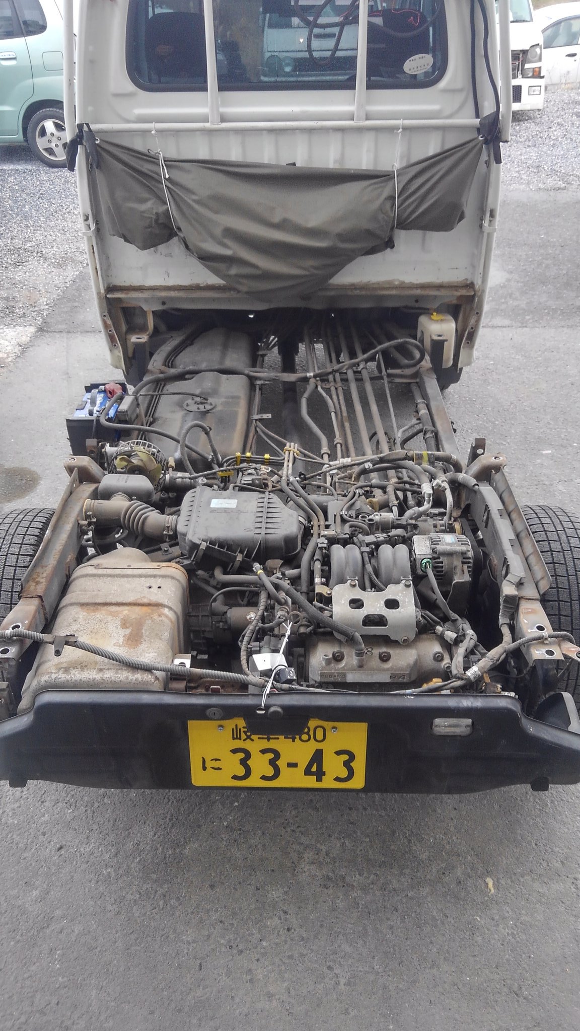 河合建人 Kdx67vマークii Efシビック Daインテグラ 15パルサー製作中 ボコボコになったサンバーの荷台を 当店外注先の板金塗装屋さん ニーズボデーワークス様 で修理しました サンバーはフレーム車なので 荷台がないこの姿は何か掻き立てられるものが