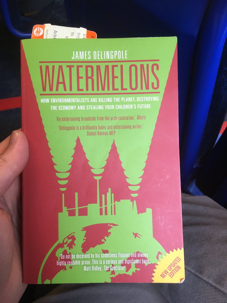 Dear <a href="/JamesDelingpole/">JDP</a> just finished  your book. Well written, well researched - you’ve turned my head that’s for sure