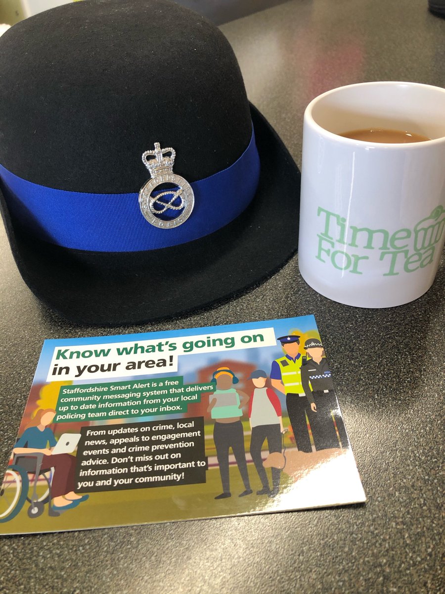CannockPolice's tweet photo. Great morning in Rugeley Town Centre, along with Councillior Olivia Lyons at โTime For Teaโ. Talking to Rugeley residents about local issues.
#Rugeley #workingtogether #communityissues #smartalert https://t.co/uuvmfIwINd