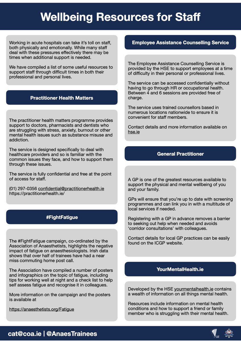 The coming days and weeks are likely to be a stressful time for those who work on the front line in heathcare. 

We’ve put together a list of some useful resources to help trainees, and other HCPs look after themselves.

#COVID19 #wellbeing