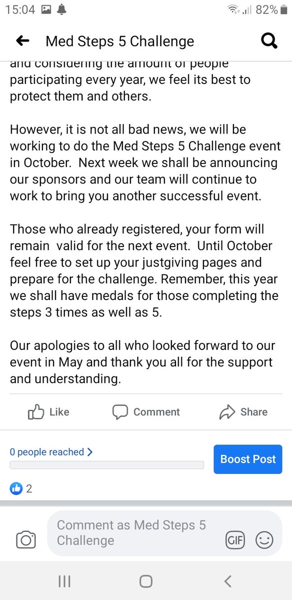 Challenge POSTPONED until further notice.  Please check our press release.  We shall be working to do the event in October.   Thanks for your support and understanding.
