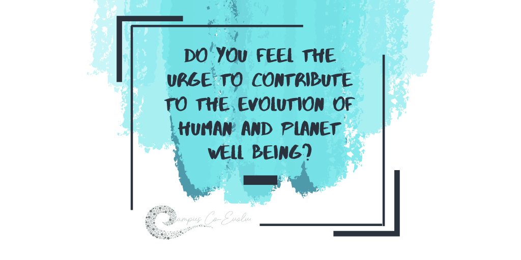 CampusCoEvolve's tweet photo. Do you feel called to be a #transformation hero? Join #CampusCoEvolve this spring for an evolutionary journey with world-class faculty. Click here to learn about our #courses: https://t.co/sq7d14ZUAF
#ChangeMaking #PersonalTransformation #PersonalDevelopment https://t.co/VxKiK8Jvwo