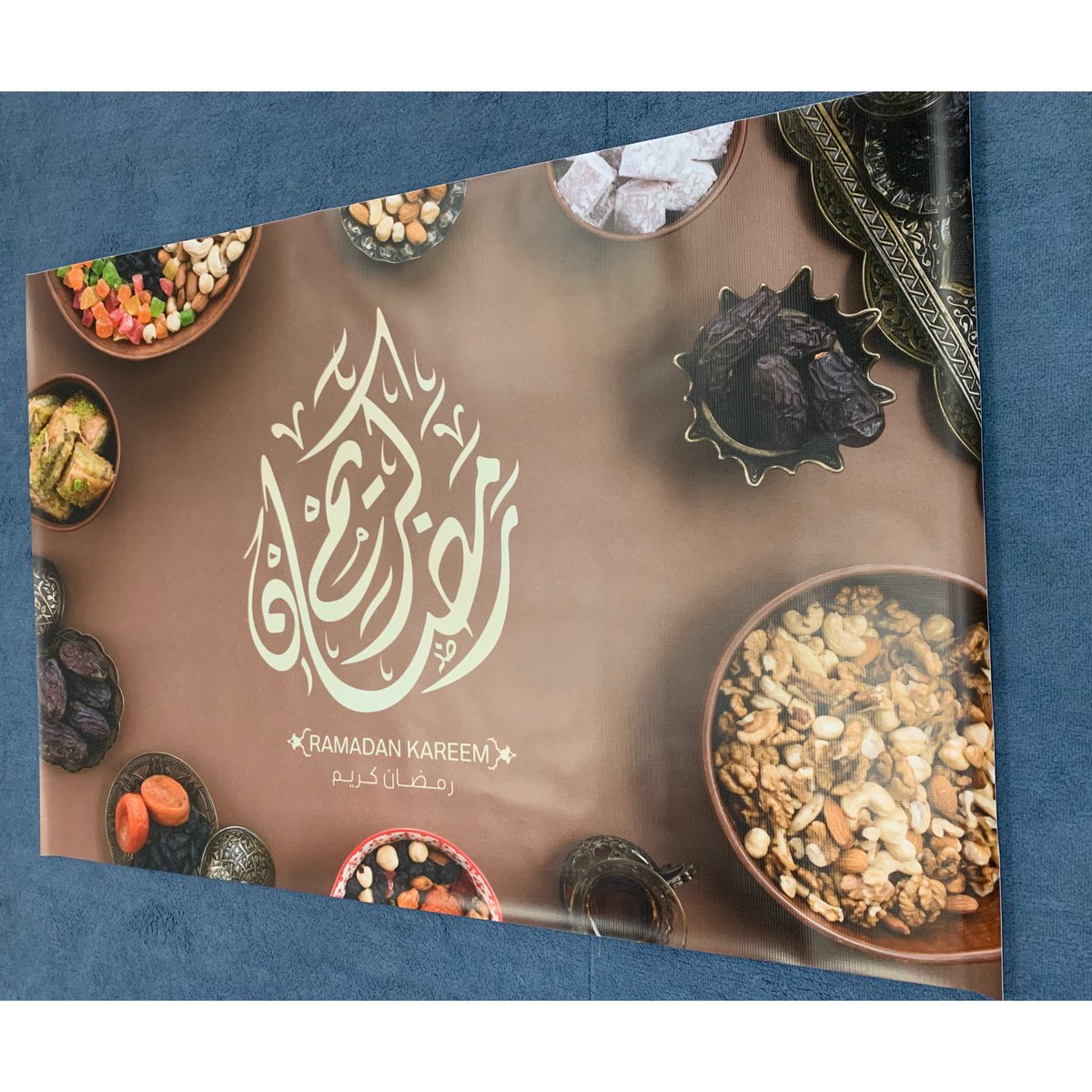 Qatar Press on Twitter: "طباعة سفرة رمضان التصميم على حسب رغبة العميل في  #القطريه_للطباعه و متعدد الاستعمال في حال الغسيل تتغسل بماي فاتر او دافي مع  غسيل الصحون و اسفنجه يمنع استعمال
