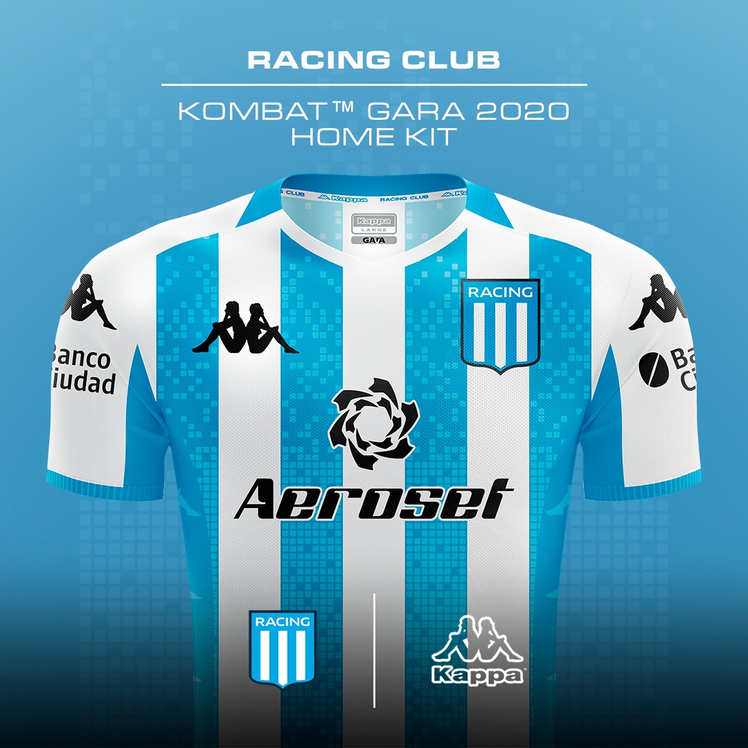 Racing Club 2019 Kappa Home and Away Kits - FOOTBALL FASHION