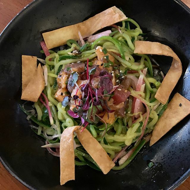 Who’s out and about for #firstsaturday in #downtownfrederick? It’s not on the #fredrestwk menu but the pokè bowl at @firestonesrestaurant is solid. The pickled onions sold it for us flavor wise. 
#tastefrederick #visitfrederick #eatlocal #poke #frederick… ift.tt/2IvcmNc