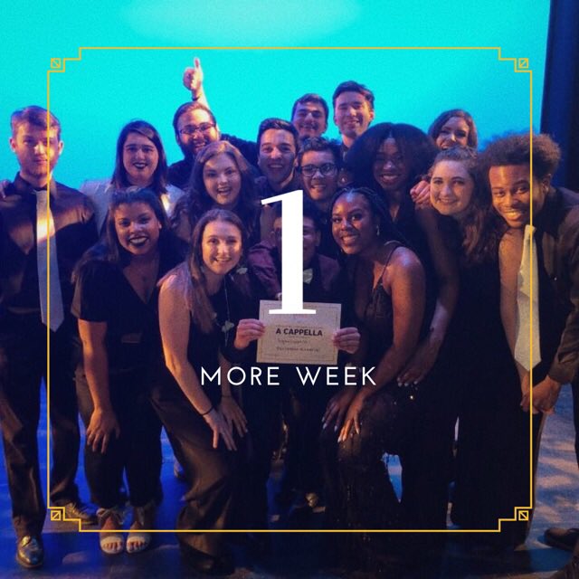 sigmacappella's tweet photo. There is officially ONE WEEK LEFT UNTIL OUR ICCA COMPETITION! Do you have your tickets? Get them now!! Link in our bio 💙🎶 https://t.co/1o2vFdfu7j
