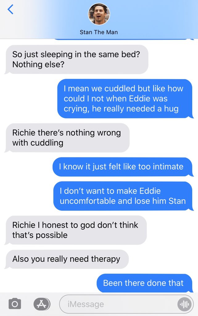 97. Richie’s  literally every Richie in every au needs therapy