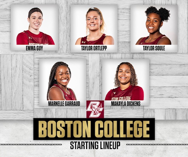 BC_WBB's tweet photo. It's Go Time❗

🆚 NC State
📍 Greensboro Coliseum
⏰ 2:30 PM
📊 https://t.co/MydSJqoLhH
📺 ESPNU https://t.co/FU2UYJwRmO