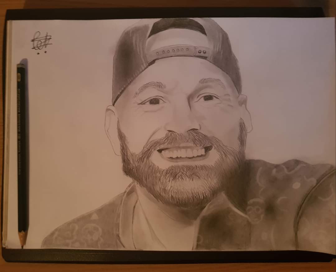 Daz5253's tweet photo. @Tyson_Fury  my friend drew you give him a thumbs up https://t.co/79r6R6Ewyf