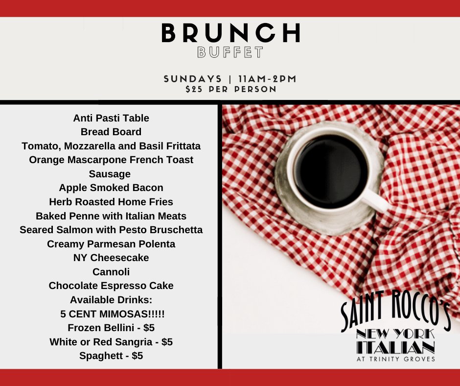 Saint_Roccos's tweet photo. Brunch away! Our Sundays are packed with good food and good vibes with our new brunch buffet. https://t.co/L0wDLm559h