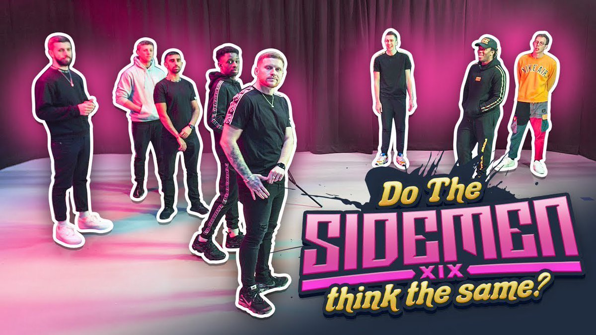Sidemen's tweet photo. DO ALL THE SIDEMEN THINK THE SAME? 🧠

🔗: https://t.co/XI2chpGRIc https://t.co/aUddpjtPBs