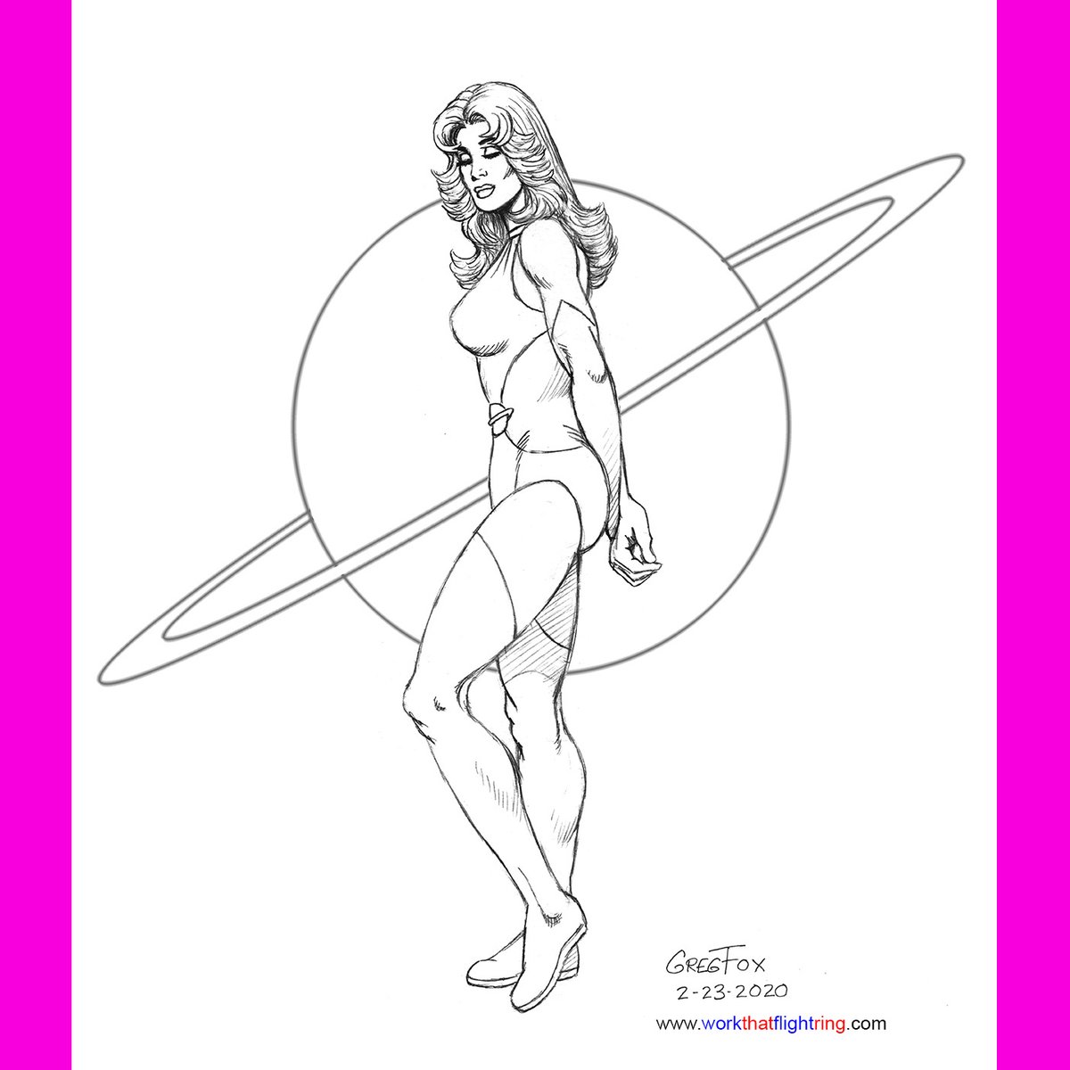 KyleComics's tweet photo. ๐ชIt's a Saturn Girl Saturday, in this 7th of 7 pencil sketches of Legionnaires, 1 for each day of the week! ๐ช#SaturnGirl #ImraArdeen #LegionofSuperHeroes #Legion #LSH #WorkThatFlightRing #7DaysofLegionnaires ๐ช https://t.co/58WqV4LLGT