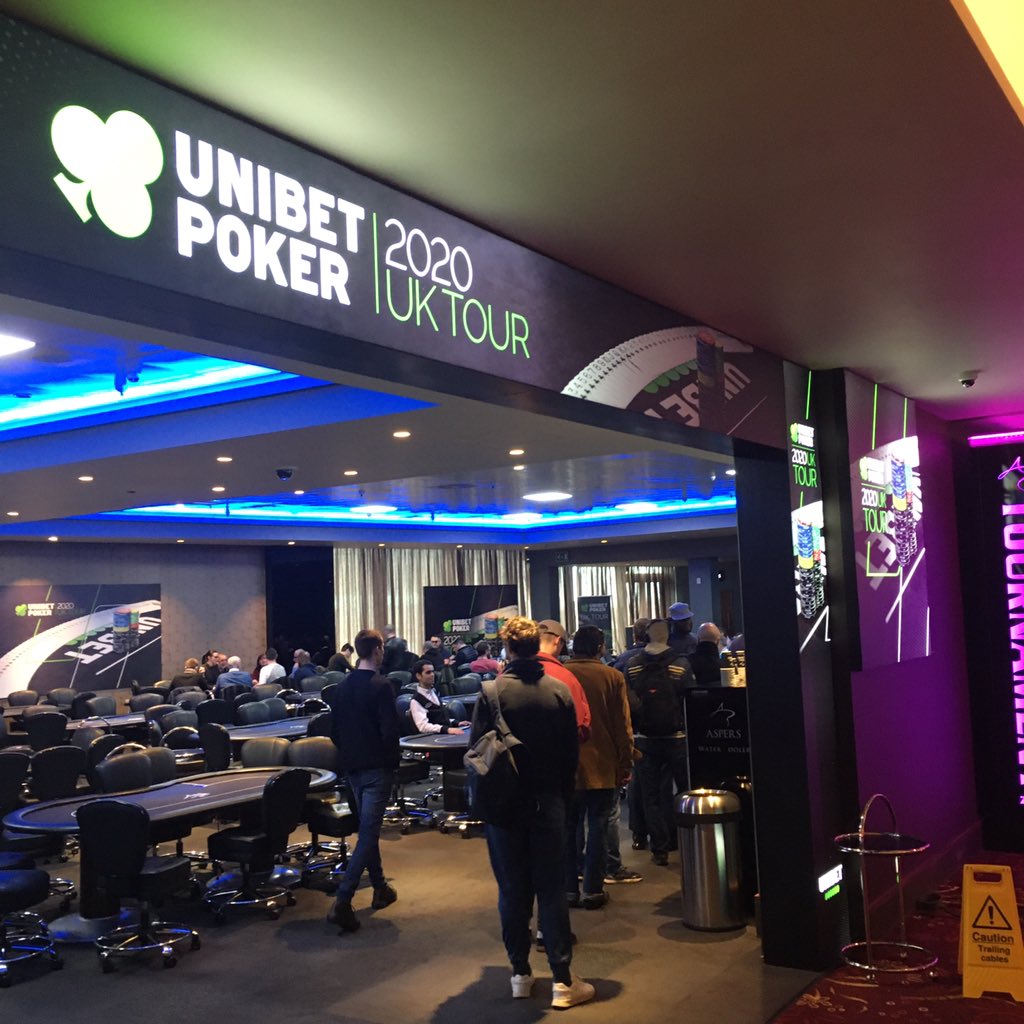 JormaVuoksenmaa's tweet photo. #cardDead in @UnibetPoker #uktour #London. Still over 100.000. 

The tournament has been a great success. So many players, that £115.000 is paid for the winner. 

The #poker players are seemingly not scared for the #CoronaVirusUk 

#Koronavirusfi #pokeri #gamblers https://t.co/8jf7c4lFdi