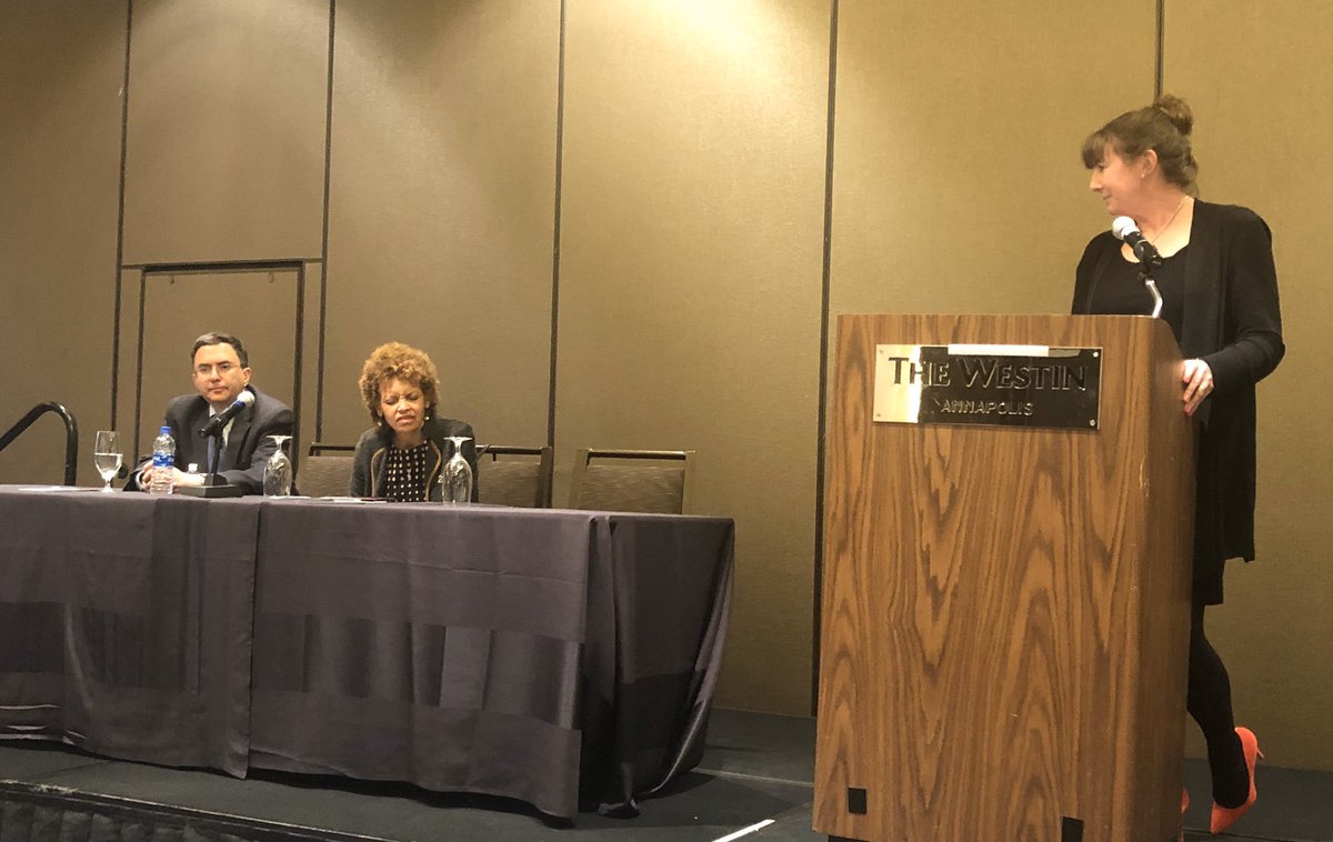 MDSurgeons's tweet photo. @BuckleyFACS moderating an enlightening panel with @TerriHillMD &amp; @drJoshS - The changing landscape od MD healthcare: value-based care and the Maryland waiver. https://t.co/AG0uKXKuF4