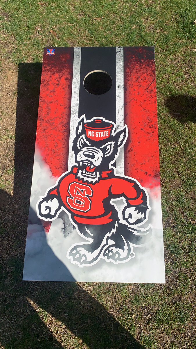cfSportsAgency's tweet photo. @iplaycornhole if you know you know 
#cornhole #acl #WolfPack #NC https://t.co/BvGGX5M1Iu