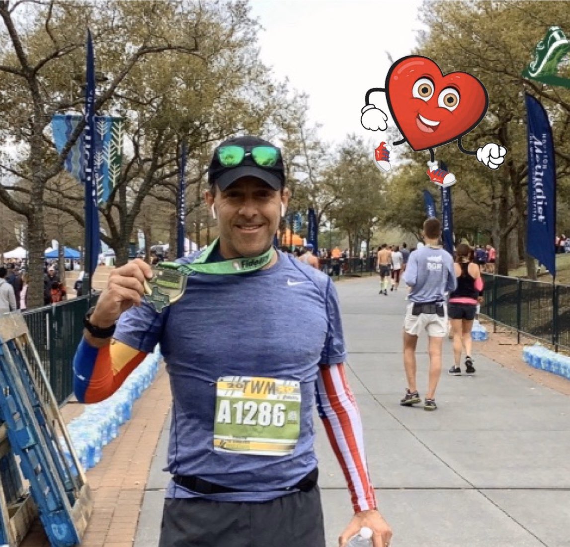 Doing my part to keep Cardi-o happy! New PR at The Woodlands Marathon.  3:39:09.   Stay healthy and safe and never limit yourself.  #cemexcares <a href="/CEMEX_USA/">Cemex US</a> #fit4life