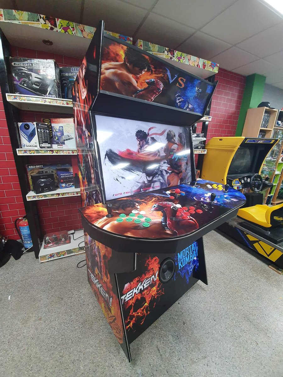 AllAboutTech93's tweet photo. And she's finished! #arcade #mame #retro #tekken #MortalKombat #arcademachine #gaming #game @CyberJamGaming https://t.co/9FtHXBcupD