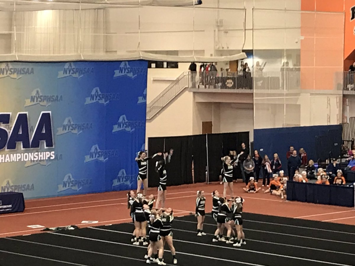 R_Wagner07's tweet photo. Great performance by the Braves Cheerleaders at the NYS state championships! Go Braves! https://t.co/kIRd6XDS4B