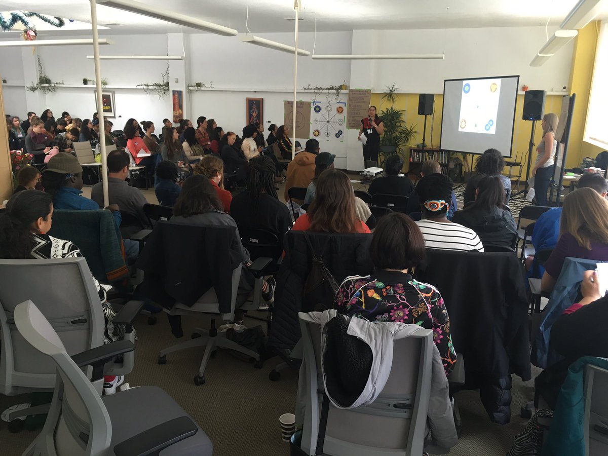 MoveGen's tweet photo. MG's Propogate Pollinate Practice daylong event in Oakland, CA is underway! A beautiful crowd of about 150 ppl will go thru MG's core curriculum & strategy frames today! We're so excited and proud. #MovementGeneration #JustTransition #EcoJustice https://t.co/qWDIIrcCAB