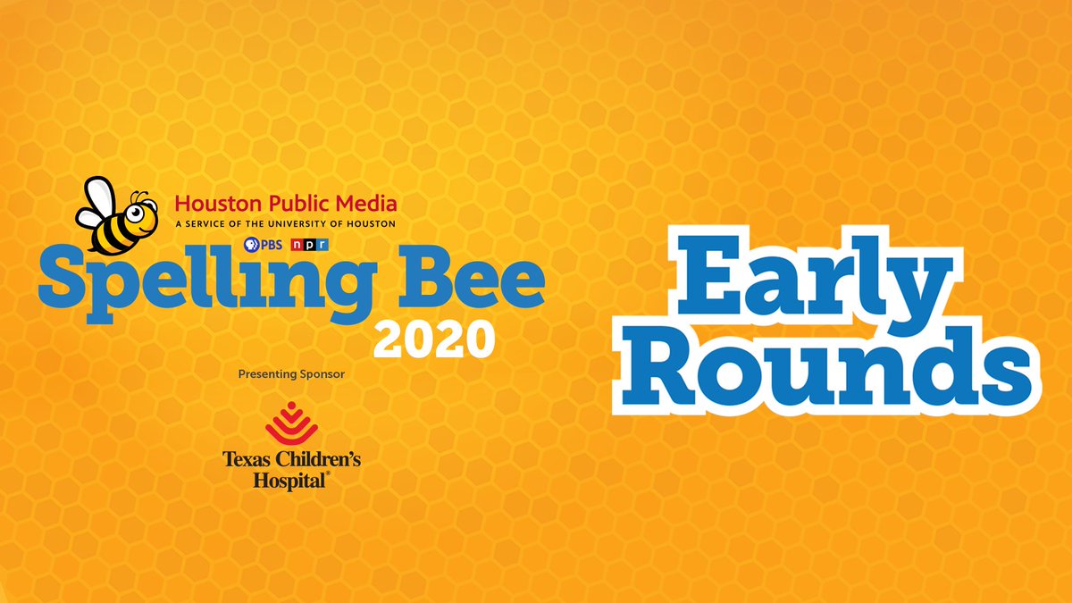 HoustonPubMedia's tweet photo. Here we go!!! Best of luck to all our #spellers. We #beelieve in you!! https://t.co/T7pP6NIjG4