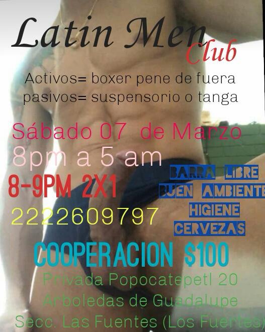 LatinMens's tweet photo. LATIN MEN'S CLUB , amigos por peticion , cambiamos el horario , estaremos toda la noche para su comodidad ,los estamos ,no se pierdan la promoción 2x1 de 8:00 pm - 9:00 pm. https://t.co/JZdc8EqiFg