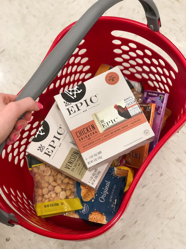 Headed out on your weekly @target run? Don’t forget to stop by the nutrition bar aisle for a box of your favorite carb conscious protein bars.