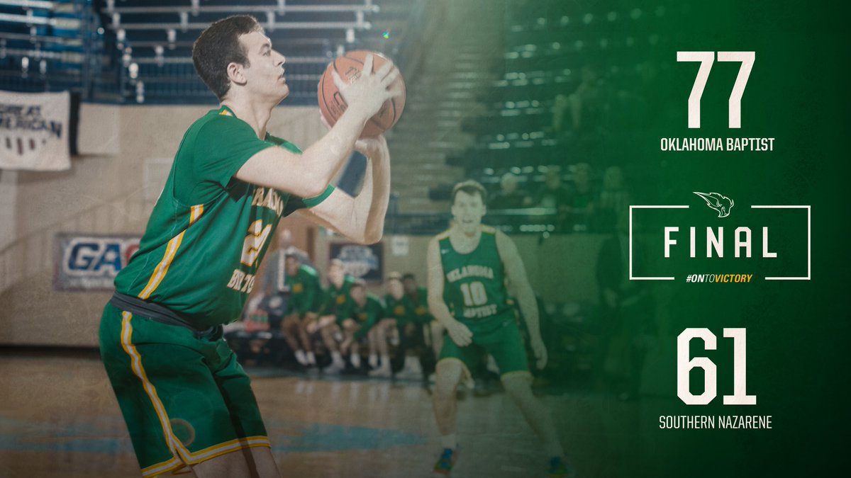 OBU_MBBall's tweet image. STATEMENT MADE.

🏆 BOUND.

@Harrison7777 | 17 pts, 11 reb, 2 blk
@DLowery_15 | 15 pts, 10 reb, 3 ast
@brantlyryan | 13 pts, 5 ast
@Iso_Quan14 | 13 pts, 2 3PT

#ONTOVICTORY