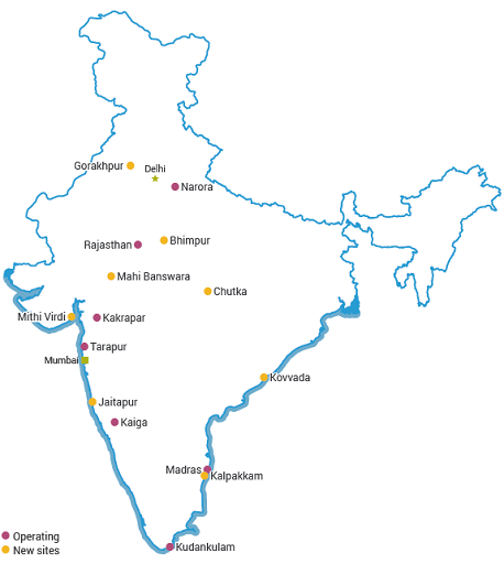 WorldNuclear's tweet photo. India generated more #electricity from #nuclear in 2018 than in any year previously, and the government is committed to growing its nuclear power capacity with seven reactors currently under construction. Learn more about #nuclearpower in India: https://t.co/u5J0Nf8Qtp https://t.co/81DEKupY8A