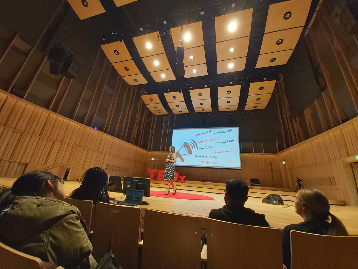 runciecwc's tweet photo. Having been abused severely, @RajHolness is raising awareness &amp; providing services to support and equip women and children to overcome domestic violence.
She shared her compelling story "Why Me" at @TEDxBhamCityUni 
#TedxBCU #TED https://t.co/lVxeIhkk6o